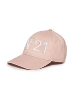 Nº21 Kids casquette à logo brodé - Rose