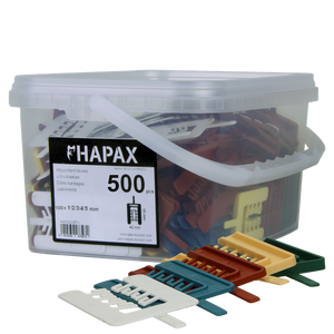 pgb-Europe - HAPAX assortment uitvulplaatjes 40x55/500St - HAP052N00SET02M