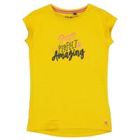 Quapi Meisjes t-shirt - Malana - Zonnig geel - thumbnail