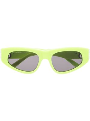 Balenciaga Eyewear lunettes de soleil Dynasty à monture en D - Jaune