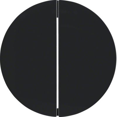 Berker Drukknop 2-voudig r1/r3 zwart 85146131