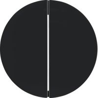 Berker Drukknop 2-voudig r1/r3 zwart 85146131
