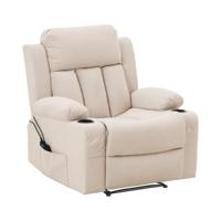 Verwarmde Massagestoel met Stahulp - 4 segmenten / 8 trilpunten - wit Verwarmde Massagestoel met Stahulp - 4 segmenten / 8 trilpunten - wit