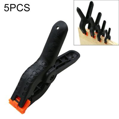 5 stuks houtbewerking foto studio fotografie achtergrond nylon clip ondersteuning veerklem lengte: 90mm