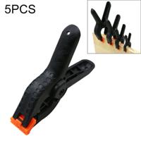 5 stuks houtbewerking foto studio fotografie achtergrond nylon clip ondersteuning veerklem lengte: 90mm