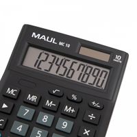 MAUL MC 10 calculator Pocket Rekenmachine met display Zwart - thumbnail