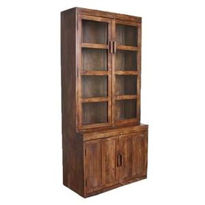 Raw Materials Hutch Vitrinekast Bruin