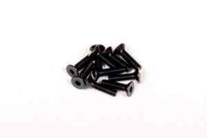 M3x12mm Hex Socket Flat Head - Black (10pcs) (AXA146)