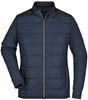 James & Nicholson JN1123 Ladies´ Hybrid Sweat Jacket - /Navy - S - thumbnail