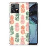 Motorola Moto G72 Siliconen Case Ananas - thumbnail