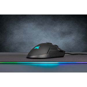 Corsair IRONCLAW RGB muis Gamen Rechtshandig RF Wireless + Bluetooth + USB Type-A Optisch 18000 DPI