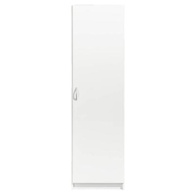 Leen Bakker - Kledingkast Varia 1-deurs - 175x49x50 Cm - Spaanplaat - Wit