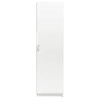 Leen Bakker - Kledingkast Varia 1-deurs - 175x49x50 Cm - Spaanplaat - Wit