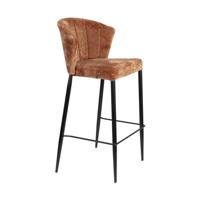 Dutchbone Georgia barkruk H73 Oranje