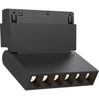 Magnetische Lineaire LED Bar 48V - 6W 440lm 6500K - Zwart Kantelbaar