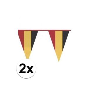 Boland PE vlaggenlijn - 2x - 10m - Belgische vlag - Belgie Thema