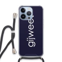 Gijweet: iPhone 13 Pro Transparant Hoesje met koord