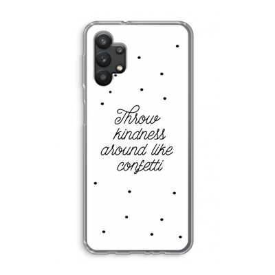 Confetti: Samsung Galaxy A32 5G Transparant Hoesje