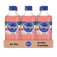 Ranja fruitmix aardbei & framboos pet (6x 33cl)