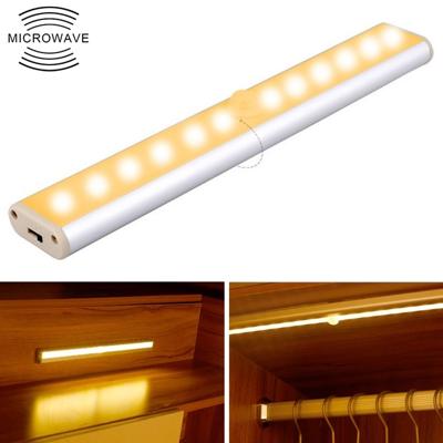 2W 12 LEDs warm wit breedbeeld intelligent menselijk lichaam sensor licht LED gang kast licht USB opladen versie