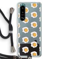 Bacon to my eggs #1: Sony Xperia 5 III Transparant Hoesje met koord