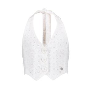 Frankie & Liberty Meisjes vest - Nicole - Bright White