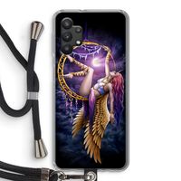 Aerial Angel: Samsung Galaxy A32 5G Transparant Hoesje met koord