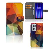 OnePlus Nord CE 2 | Book Case | Polygon Color