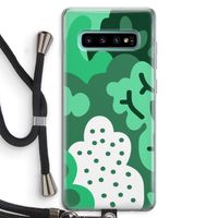 Bushes: Samsung Galaxy S10 Plus Transparant Hoesje met koord