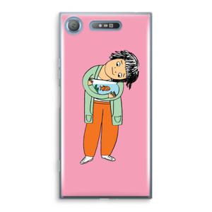 Visknuffel: Sony Xperia XZ1 Transparant Hoesje