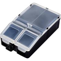 TRU COMPONENTS TC-ERB-9057 Assortimentsdoos (l x b x h) 113 x 60 x 30 mm Aantal vakken: 2 Variabele onderverdeling Inhoud 1 stuk(s)