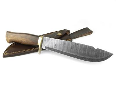 Njord Njord Thor Damast Machete - Handgesmeed met Palissander heft