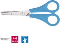 Lichtblauwe kinderschaar Westcott 13 cm ronde punt