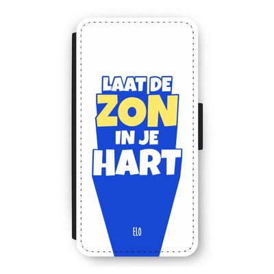 Laat de zon in je hart: iPhone 12 Pro Flip Hoesje