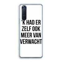 Meer verwacht: Sony Xperia 5 II Transparant Hoesje