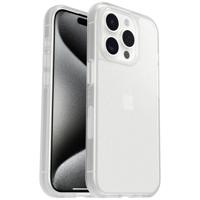 Otterbox React Backcover Apple iPhone 15 Pro Transparant, Stardust Inductieve lading - thumbnail