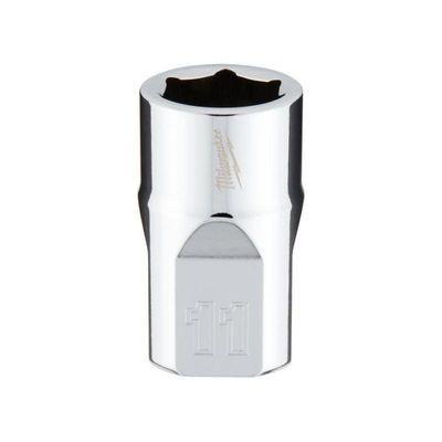 Milwaukee Accessoires 3/8 Ratel Dop , Metrisch standaard-11MM - 4932478341