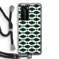 Moroccan tiles: Huawei P40 Pro Transparant Hoesje met koord