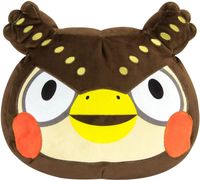 Animal Crossing Pluche - Mocchi Mocchi Large Cushion Blathers