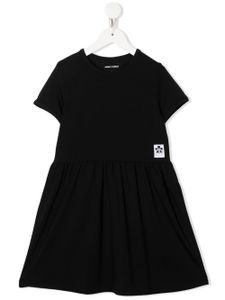 Mini Rodini robe évasée à manches courtes - Noir