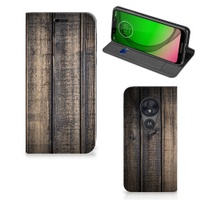 Motorola Moto G7 Play Book Wallet Case Steigerhout - thumbnail