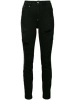 Philipp Plein jean skinny à effet usé - Noir - thumbnail