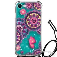 iPhone SE 2022 | 2020 | 8 | 7 Back Cover Cirkels en Vlinders