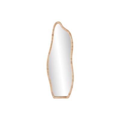 Wandspiegel Home ESPRIT Natuurlijk Kristal Rotan Scandi 52,5 x 4 x 150 cm