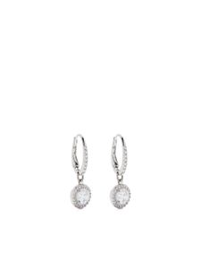 Swarovski boucles d'oreilles pendantes Una - Argent