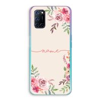 Rozen: Oppo A92 Transparant Hoesje