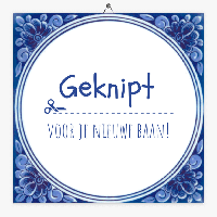 Tegeltje geknipt voor je nieuwe baan
