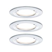 Paulmann Nova Inbouwlamp voor badkamer Set van 3 stuks 6.5 W Chroom (glanzend) - thumbnail