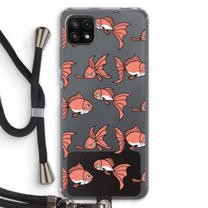 Blub: Samsung Galaxy A22 5G Transparant Hoesje met koord