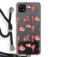 Blub: Samsung Galaxy A22 5G Transparant Hoesje met koord